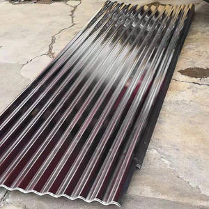 แผ่นหลังคาเหล็กชุบสังกะสีแบบลูกฟูกวัสดุเหล็กเคลือบสังกะสีแบบจุ่มลงบนหลังคาบ้าน - Product Image 6