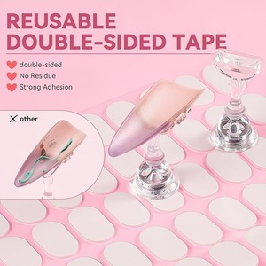 Acrylic Portable Nail Holder with Magnetic Base for Salon & DIY Use-Professional Nail Art Display Stand - Product Image 5
