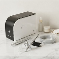 Appareil de beauté professionnel portable avec pulvérisation, aspiration et injecteur d'oxygène pour usage en salon, ciblant le nettoyage de la peau et du visage