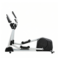 Máquina Elíptica Magnética Manual de Uso Comercial, Sistema de Resistencia de Acero, Monitor LED, Ecológica y Duradera