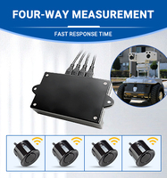 DYP-A05 Offre Spéciale 4 Sonde Intelligent Étanche Capteur Ultrasonique Camion Parking IOT WIFI Système Robotique Évitement d'Obstacle