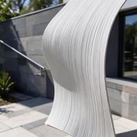 Nouvelle Tuile Flexible Écologique en Pierre Fine Texturée Style Moderne MCM pour Intérieur et Extérieur