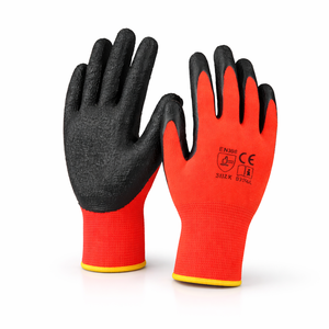 Gants de sécurité en polyester enduits de latex du Vietnam, tricotés sans couture, avec manchette élastique, antidérapants, respirants, résistants à l'abrasion QCVN - Product Image 1