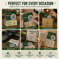 Impresión de Tarjetas Rasca y Gana Personalizadas para Promoción de Cafés y Restaurantes, Boleto de Lotería Personalizado con Código de Barras de Datos Variables