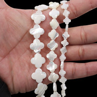 Perles de pierre de coquille de Trochus naturel trèfle perles d'espacement en vrac pour la fabrication de bijoux bracelet à bricoler soi-même collier taille 8 16 12mm
