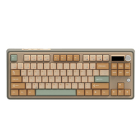 Ajazz Ak870 Clavier sans fil Rgb 87 touches Tri-mode Bt 2.4g Clavier mécanique de jeu Type C