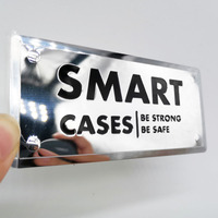 Étiquette/autocollant professionnel de plaque de métal en relief en aluminium découpé avec des matrices pour des meubles/machines