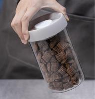 Ensemble de boîtes à nourriture sous vide en verre borosilicate haute résistance IKOO avec couvercle pour le stockage du café et des aliments, écologique, compatible micro-ondes