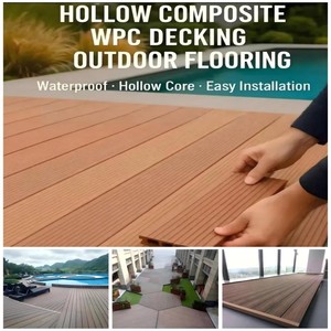 Thiết kế mới <span class=keywords><strong>3D</strong></span> dập nổi không thấm nước chống trượt WPC decking Board Composite sàn ngoài trời cho sân & bên ngoài vật liệu gỗ - Product Image 4