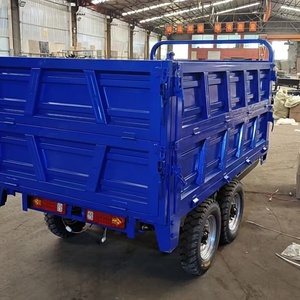 Motocicleta de gasolina de 9 ruedas y 300 cc, compatible con plataforma de carga agrícola personalizada, motocicleta de cinco ruedas con volteo doble. - Product Image 6