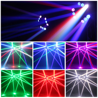 Big Dipper LM0910RG lumières de scène à tête mobile 9x10W RGBW 4-en-1 LED avec effet de mélange de lumière laser RG lumière principale mobile araignée