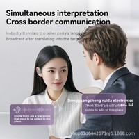 Écouteurs intra-auriculaires à conduction osseuse 5.4 avec traduction IA, étanches, pour le sport et la conduite, à oreille libre