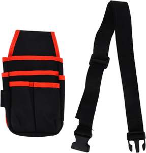 坚韧博士13英寸皮带工具袋红色边缘600D牛津布电动工具袋带扣闭合3年保修原始设备制造商 - Product Image 5