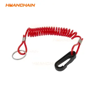 Huanchain Trailer Safety Rope Emergency Camper Retractable Cable Anti Lost Cable Anti Corrosion cord lanyard