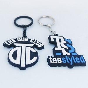 PVC Custom Logo 2d Soft Pvc Plastic Keychain Metal Gift Anime Rubber Key Chain 3D Silicone Rubber Key Ring Rubber Pvc Keychain - Product Image 5