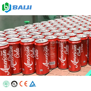 Tự động Soda nước giải khát có ga nước giải khát nhôm có thể làm đầy niêm phong dây chuyền sản xuất máy đóng hộp - Product Image 1