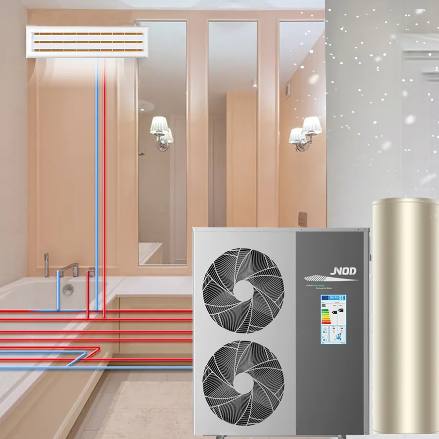 Monoblock Pompa Di Calore Aria Acqua Inverter Sumber Udara Heat Pump Water Heater/Air untuk Air Rayyakomudata untuk Rumah Pemanasan