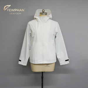 Chaquetas Exteriores Personalizadas con Carcasa Rígida Blanca y Resistentes al Viento para Hombre, Fabricante de Cortavientos - Product Image 1