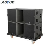 Système de Son Complet avec Double Subwoofer 18 Pouces, Enceinte Musicale, Subwoofer DJ