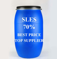 Fabricant de premier plan de produits surfactants et détergents de haute qualité, AES SLES 70% Texapon n70, produits chimiques pour la fabrication de savon liquide.