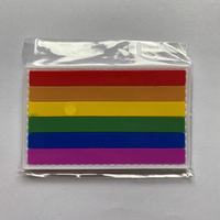 Promotionnel PVC Intersex Progress Drapeaux Patch Arc-En-Drapeau Tactique Patch Gay LGBTQ Drapeaux PVC Patchs