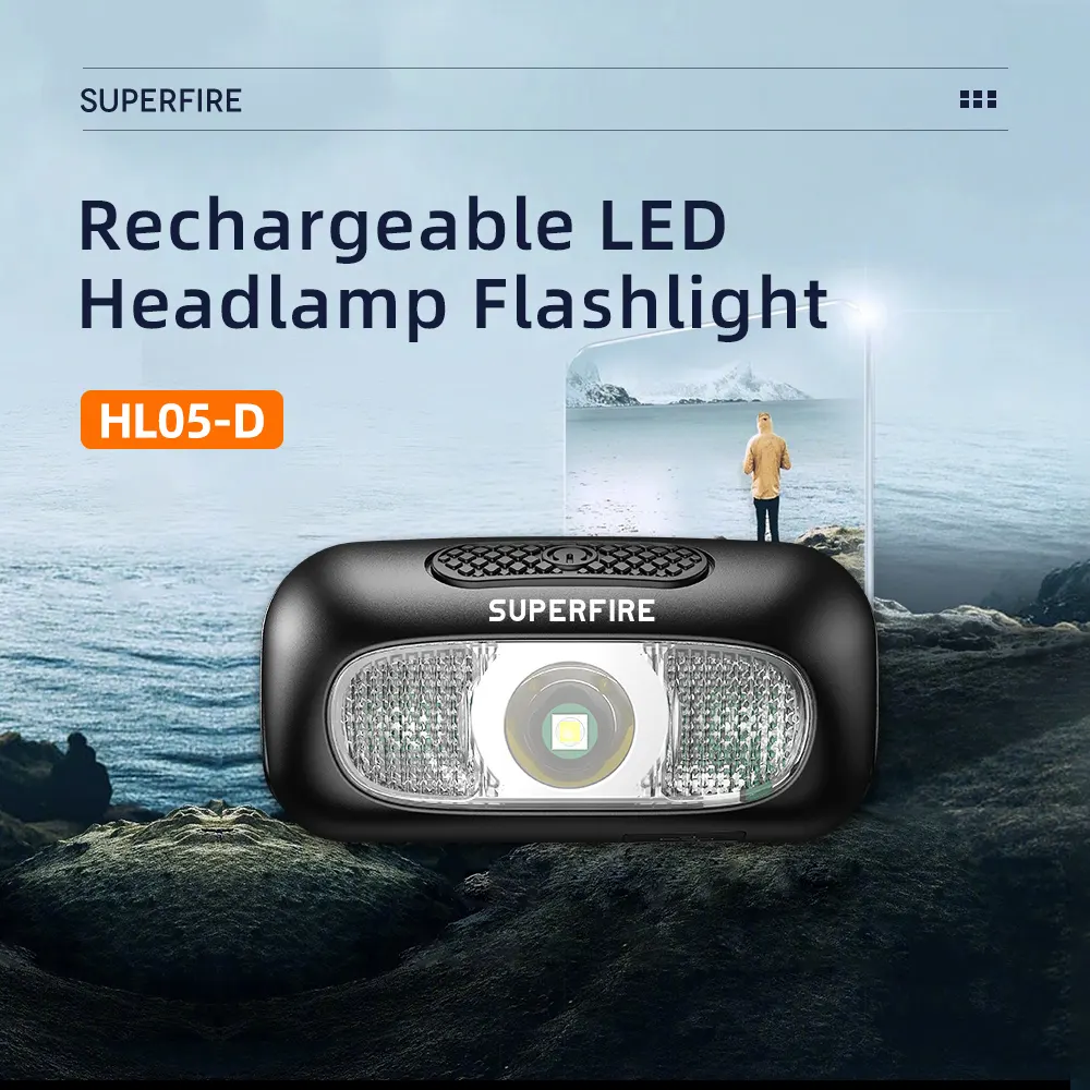 OEM 고성능 재충전용 Headlamp USB 어업 Headlamps 플래쉬 등 방수 맨 위 램프 난조 Headlamp