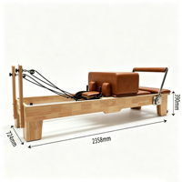 Appareil de Pilates MJD M101A en bois de chêne avec ressort coréen, durable, portable et réglable pour studio professionnel