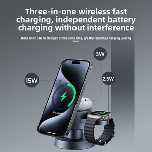 4-in-1 <b>Wireless</b> Charger Night Light Fast <b>Charging</b> Magnetic 16 Mobile Phone Watch S11 <b>Stand</b> - Product Image 2