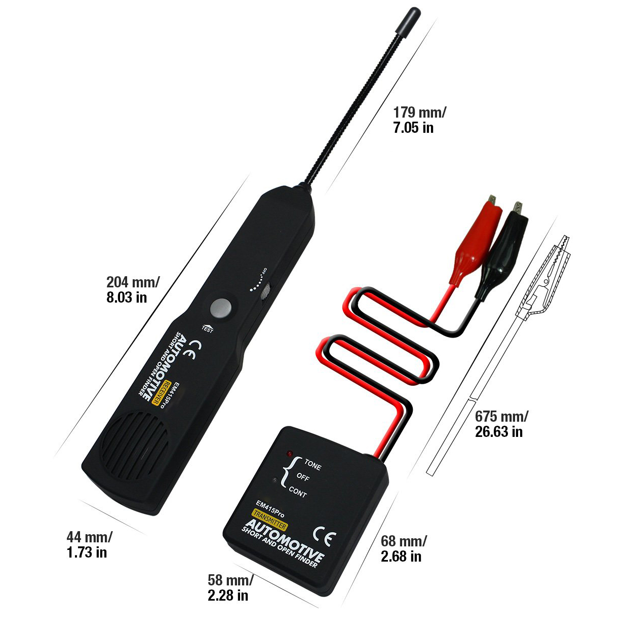 Cable Tracker Electrical, Automotive Em415pro Open&Short Finder Circuit Tester, Wire Analyzer Car Repair Open Short Checker Device Detector Probe Dc 6 Cable Tracker Electrical, Automotive Em415pro Open&Short Finder Circuit Tester, Wire Analyzer Car Repair Open Short Checker Device Detector Probe Dc 6