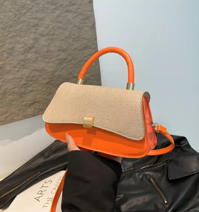 Bolso de mano de gran capacidad, bolso de hombro de diseñador de moda para mujer con forro de PU, adecuado para viajes. - Product Image 4