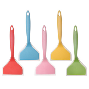 Spatule en silicone pour poêle à tamagoyaki, spatule épaisse antiadhésive pour crêpes, outil de cuisson avec poignée, options multicolores - Product Image 4