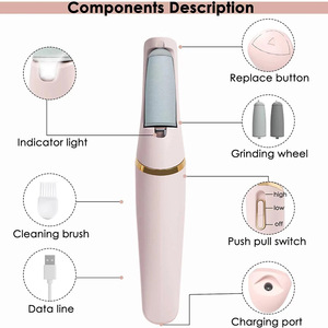Épurateur de <span class=keywords><strong>pied</strong></span> <span class=keywords><strong>grattoir</strong></span> fichier peau morte callosités dissolvant électrique callosités pour pieds pédicure Machine - Product Image 6