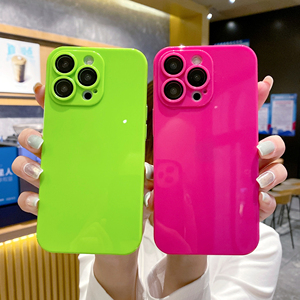 Funda para cámara de 1,5 MM con raya de CD para iphone 13, funda de tpu de gelatina de color sólido para teléfono móvil, para iphone 13 pro max - Product Image 6
