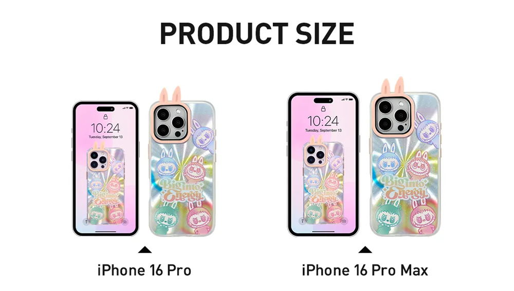 POP MART labubu ラブブ iPhone16proケース 50%OFF 割引】POP MART ラブブ iPhone専用 ミラー仕様 カップル用 公式
