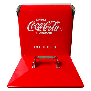 <span class=keywords><strong>Vintage</strong></span> Demir Coca-Cola Buz Kutusu İçecek Soğutucu Şişe Açacağı 14QT Taşınabilir Soğutucu Kamp Plaj Karavan Barbekü Balıkçılık için Saplı - Product Image 5