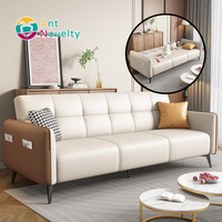 Sofá Cama Deslizable Antnovelty de 150 cm con 2 Plazas, Chaise Longue con Almacenamiento y Otomana con Almacenamiento, Envío Gratis, Altavoz, Tamaño Queen