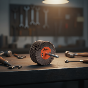 Disco Abrasivo de Tela Ttake de 25x5 mm con Eje de 6 mm, Grano 40, para Pulir - Product Image 3