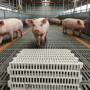 แผ่นพื้นพลาสติกสำหรับแพะ คุณภาพคงทน แข็งแรง ปลอดภัยสำหรับอาหารสัตว์ ใช้ในฟาร์มปศุสัตว์ - Product Image 1