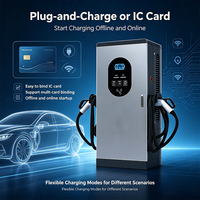 Stasiun Pengisian Daya Mobil Listrik EV 120kW 240kW Dual 380A 400A CCS2 GBT Baru CMS Nayax VPOS OCPP1.6J untuk Armada Komersial