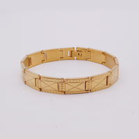 Parure bijoux au quotidien, collier 48cm bracelet 22cm, chaîne carrée gravée placage or