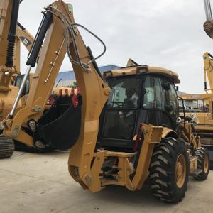 High Quality Used Caterpillar CAT 428F Loader Machine Shanghai China-<b>Gear</b> Bearing Engine <b>Motor</b> Pump Gearbox Good Condition - Product Image 3