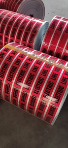 Elektrische Lijn Onder Begraven Voorzichtigheid Elektrische Ondergrondse Waarschuwingsband Waarschuwingstape - Product Image 3
