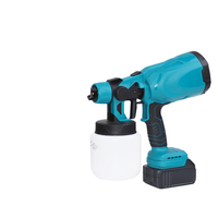 Pistolet de pulvérisation portable au lithium-ion de haute qualité Machine de peinture murale bricolage avec alimentation par pression électrique