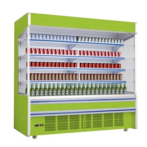 Merchandiser Fruit Refrigerator Supermarket Fruit Vegetable Open Display Refrigerator Shop Open Merchandiser