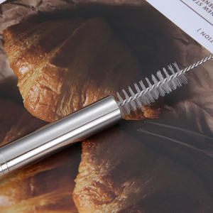 Precio de fábrica de acero inoxidable 304 paja 12mm pajitas reutilizable té de <span class=keywords><strong>burbuja</strong></span> de paja Boba - Product Image 4