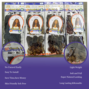 Qualité Stable, Tresses Françaises Bouclées 6X de 12 Pouces, Légères et Protectrices, Volume Complet, Sans Perte de Cheveux, pour Fournisseurs de Salons Mondiaux - Product Image 5