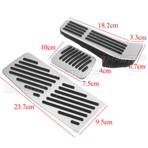 2/3 piezas Cubiertas para Pedales de Coche: Acelerador, Freno y Reposapiés para Mazda 3 CX-30 CX30 CX 30 2020 2019 - Product Image 4