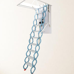 La fábrica profesional suministra directamente la <span class=keywords><strong>escalera</strong></span> eléctrica <span class=keywords><strong>de</strong></span> <span class=keywords><strong>aluminio</strong></span> azul interior personalizada del ático - Product Image 5