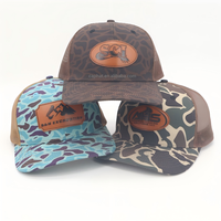 Casquettes de camionneur unisexes en coton à visière plate, snapback, 6 panneaux, patch en cuir, Richardson 112, tendance, cyclisme, plage, décontracté, extérieur