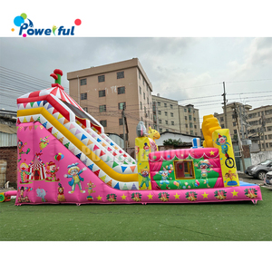 Toboggan gonflable gonflable de château de videur de divertissement d'enfants - Product Image 2